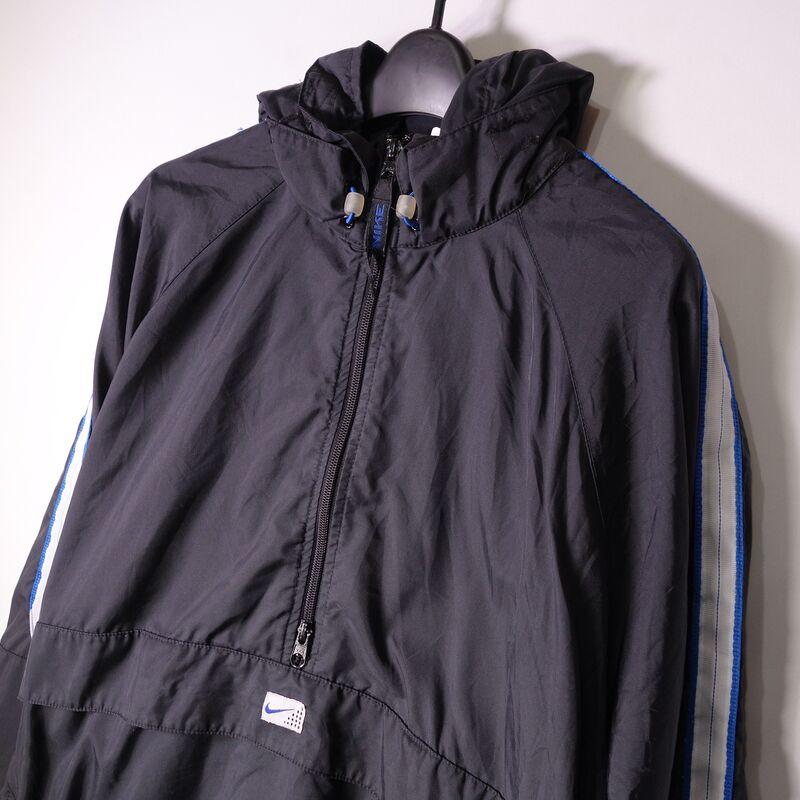 ナイキ NIKE ナイロンアノラックパーカー ジャケット メンズ M ハーフ