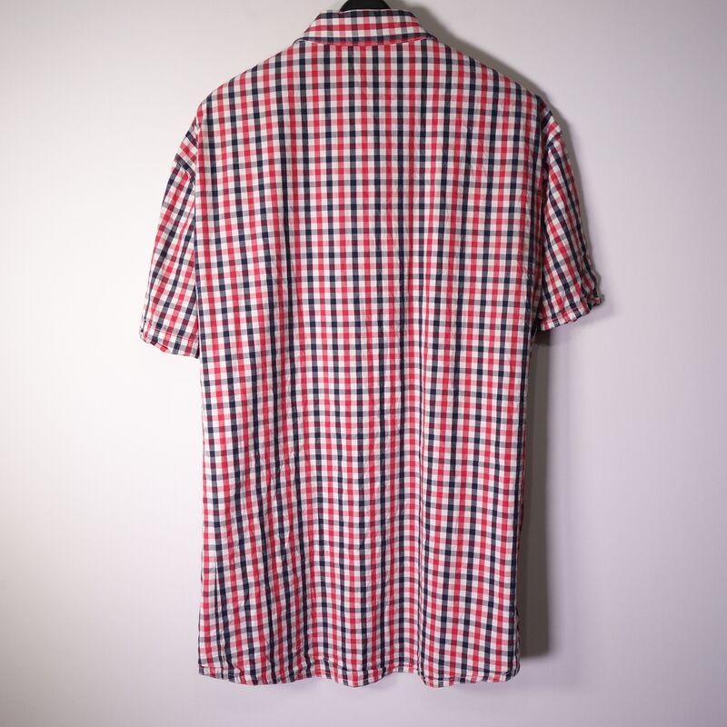 エイチ＆エム H&M チェックシャツ 半袖 メンズ XL 大きいサイズ 古着 MNO360861ImportBrand BUMPS