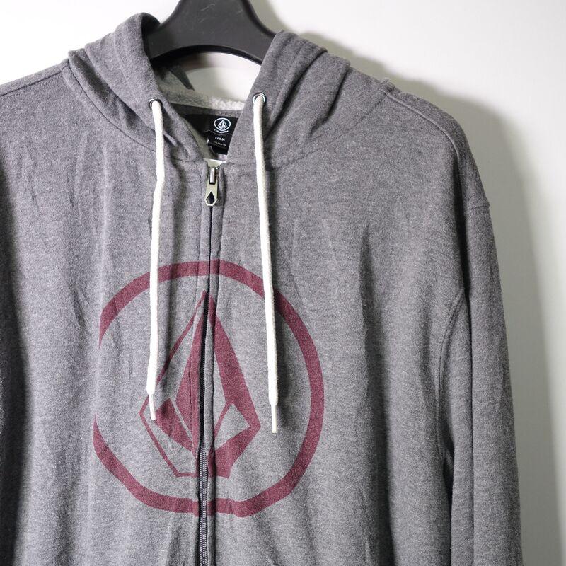 ご予約品 VOLCOM ボルコム パーカー フルジップ ロゴ入り agapeeurope.org