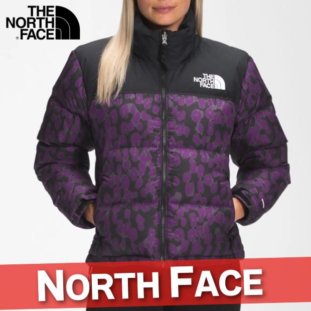 最高の品質の レディース ノースフェイス ダウンジャケット 新作 キャンプ アウトドア ジャケット ヌプシ レトロ 1996 プリント レディース アウター ダウンジャケット ノースフェイス 防寒 グース コート アウター