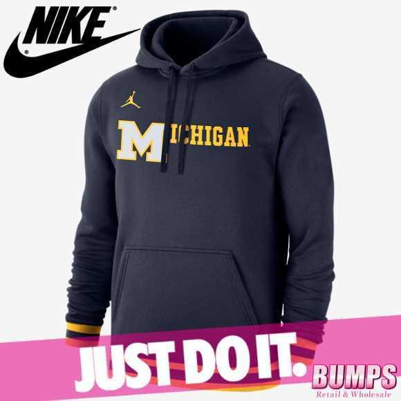 工場直送 Nike ナイキ パーカー スウェットシャツ メンズ ジョーダン カレッジ クラブ ミシガン バスケットボール プルオーバー トップス 正規店仕入れの Lewisfamilyinsurance Com