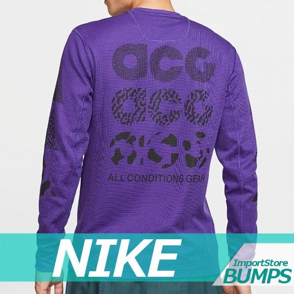 Nike ナイキ 長袖tシャツ ロングtシャツ ロンt 丸首 メンズ バックプリント トップス Agc ポリエステル 新作 マーケティング