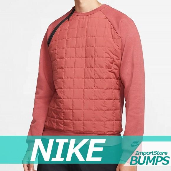 Nike ナイキ トレーナー メンズ プルオーバー 丸首 キルト キルティング コットン ポリエステル トップス 新作 Sagaretxe Net