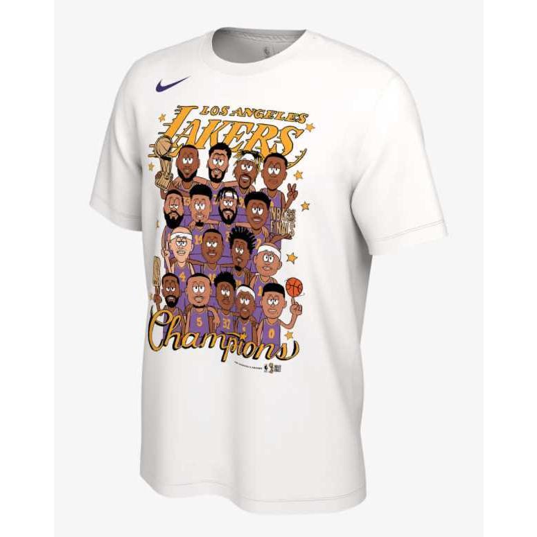 Nike ナイキ プリントtシャツ 半袖 丸首 メンズ ロサンゼルス レイカーズ チャンピオンズ クラブ ロスター ロスター Nba バスケットボール トップス 新作 Nk12 3 0649 Import Brand Bumps 通販 Yahoo ショッピング