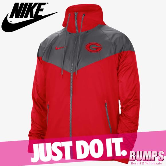 Nike ナイキ ウインドブレーカー ナイロンジャケット メンズ カレッジ ジョージア ウィンドランナー アウター ブルゾン ジャンパー 新作 Nk9 5 0293 Import Brand Bumps 通販 Yahoo ショッピング