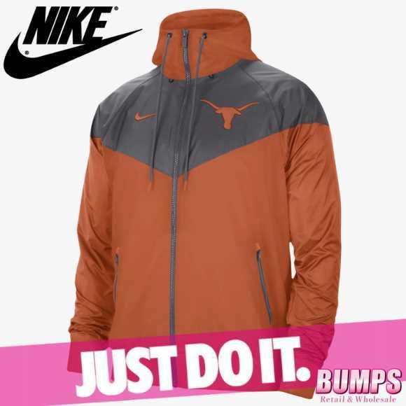 Nike ナイキ ウインドブレーカー ナイロンジャケット パーカー メンズ カレッジ テキサス ウィンドランナー アウター ブルゾン ジャンパー 新作 Nk9 5 0312 Import Brand Bumps 通販 Yahoo ショッピング