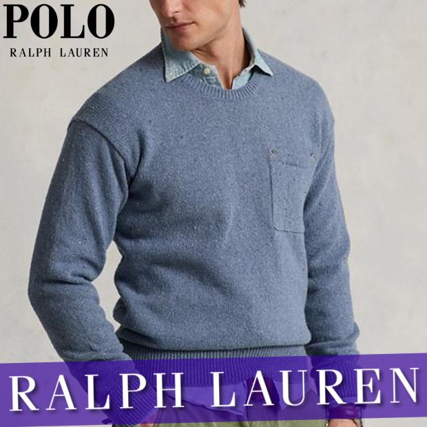ポロ ラルフローレン コットン セーター トップス ニット メンズ コットン セーター メンズファッション Bumps ポケット Import Brand