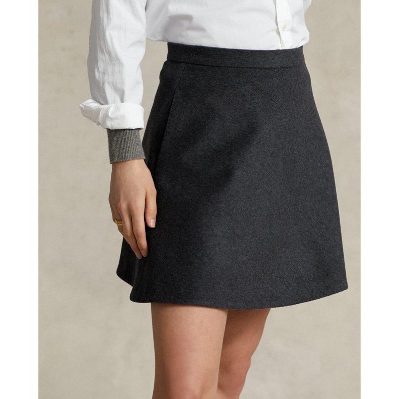 ポロ ラルフローレン スカート ミニ ショート丈 ウールカシミヤ