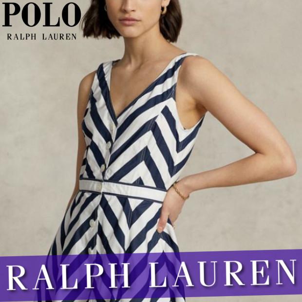 春バーゲン ポロ ラルフローレン ワンピース ドレス ミディ丈 ミモレ 花柄 決算特価 送料