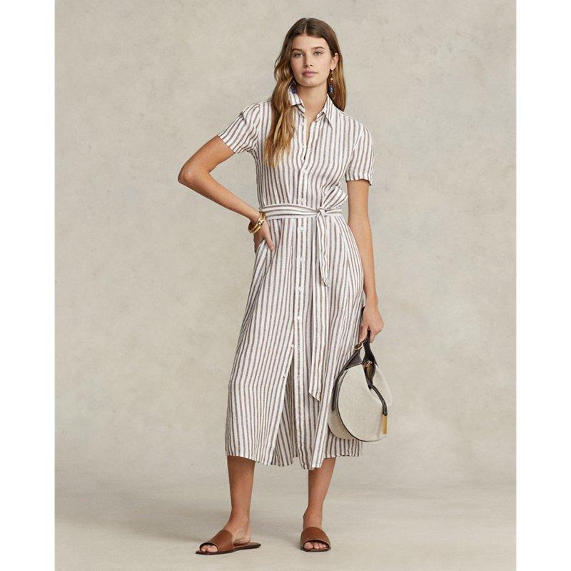 ポロ ラルフローレン ワンピース ドレス ミディ丈 ミモレ ボーダー