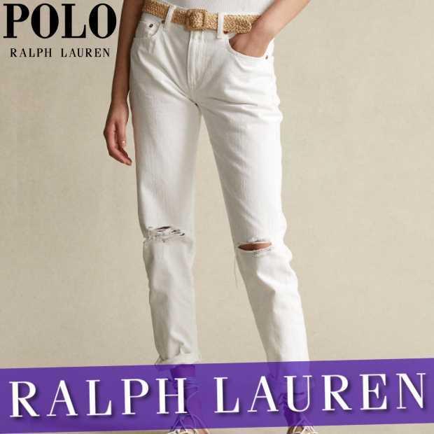 ポロ ラルフローレン ジーンズ デニムパンツ ジーパン ボーイフレンド レディース ウィメンズ ダメージ パッチワーク ボトムス 新作 Rl Supersport Tn