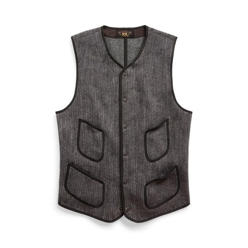 【推し】 RRL ダブルアールエル ジャケット アウター メンズ ウールコットン ベスト 新作 ヴィンテージ 【WS1812506482】(63480円)