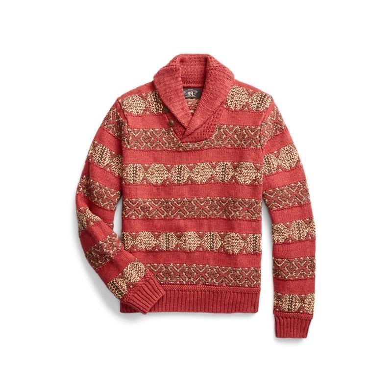 Rrl ダブルアールエル セーターニット メンズ インターシャニット リネンブレンド セーター 新作 ヴィンテージ Rrl2 Import Brand Bumps 通販 Yahoo ショッピング