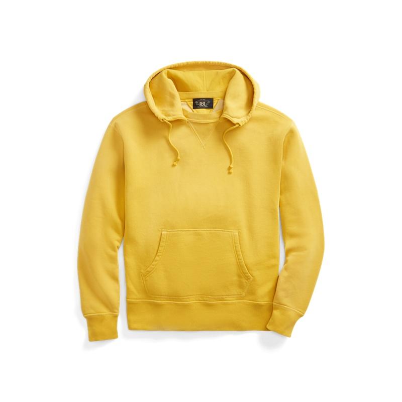 RRL ダブルアールエル スウェット パーカー メンズ ガーメントダイ