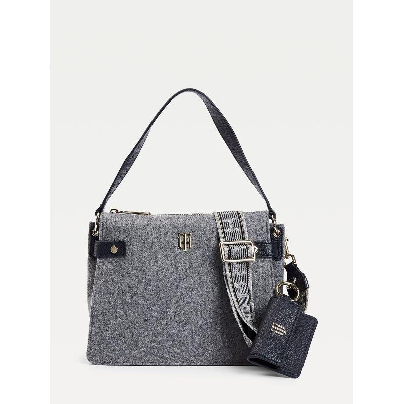 トミーヒルフィガークロスボディ ショルダーバッグ レディース 小物入れ 斜め掛け 鞄 カバン 新作 TOMMY 