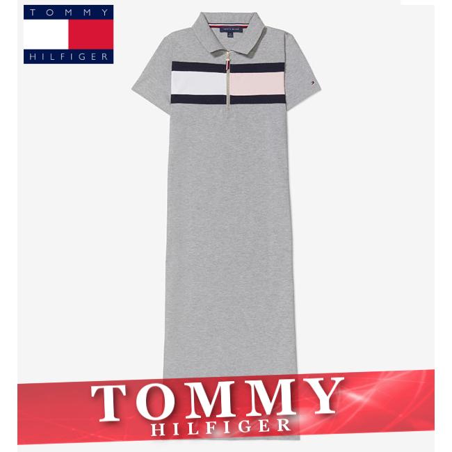 トミーヒルフィガー ワンピース ドレス ポロシャツ レディース ウィメンズ スリム ストレッチ ロゴ Xs Xl 新作 Tommy Thw3 1 041 Import Brand Bumps 通販 Yahoo ショッピング