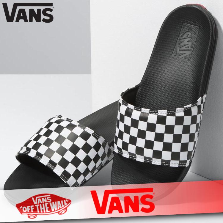 バンズ Vans サンダル シューズ メンズ チェックボード ラ コスタ スライド 新作 ヴァンズ 新作入荷