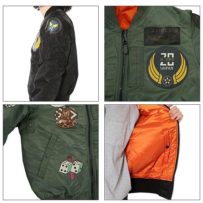 AVIREX アビレックス 6102172 MA-1 TOP GUN/ トップガン メンズ