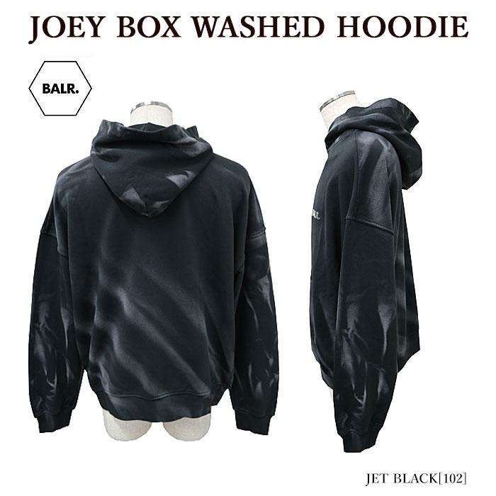 処分SALE】BALR. ボーラー B1261 1060 JOEY BOX WASHED HOODIE 