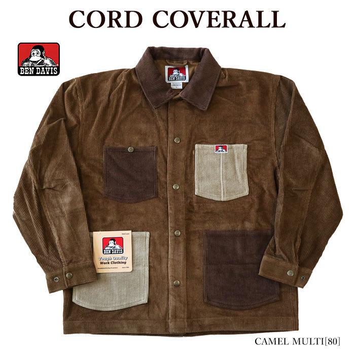 BEN DAVIS ベンデイビス 1780004 CORD COVERALL ジャケット カバーオール コーデュロイ メンズ レディース｜bumpstore｜04