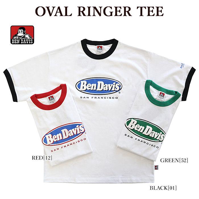 BEN DAVIS ベンデイビス 23580012 OVAL RINGER TEE 半袖Tシャツ 