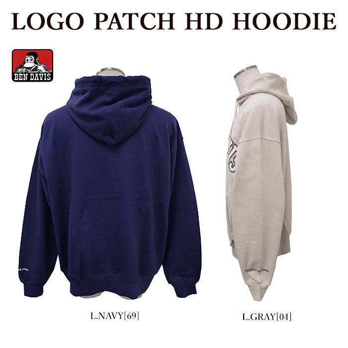 BEN DAVIS ベンデイビス 2780037 LOGO PATCH HD HOODIE プル
