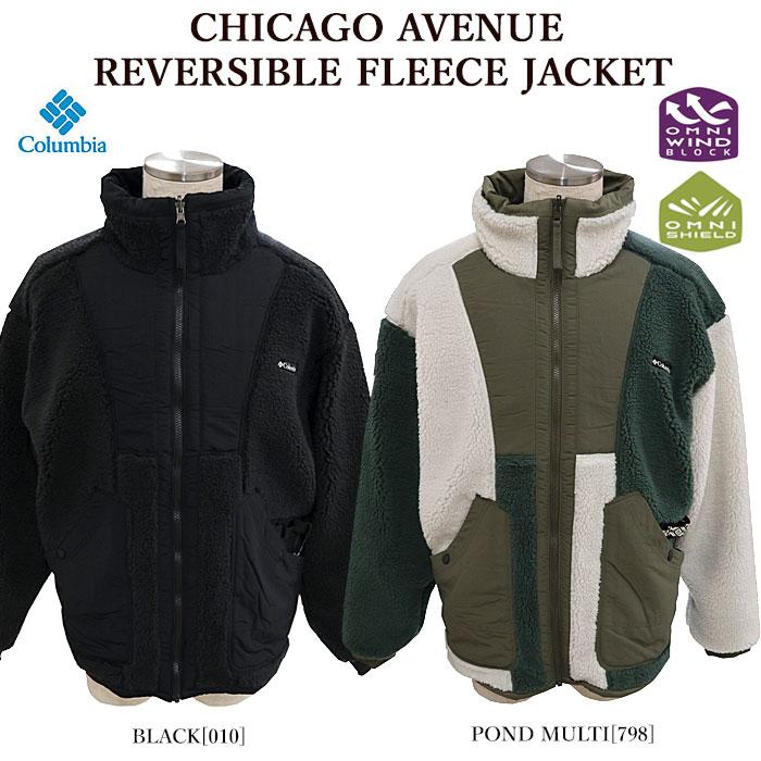 Columbia コロンビア PM0464 CHICAGO AVENUE REVERSIBLE FLEECE JACKET 