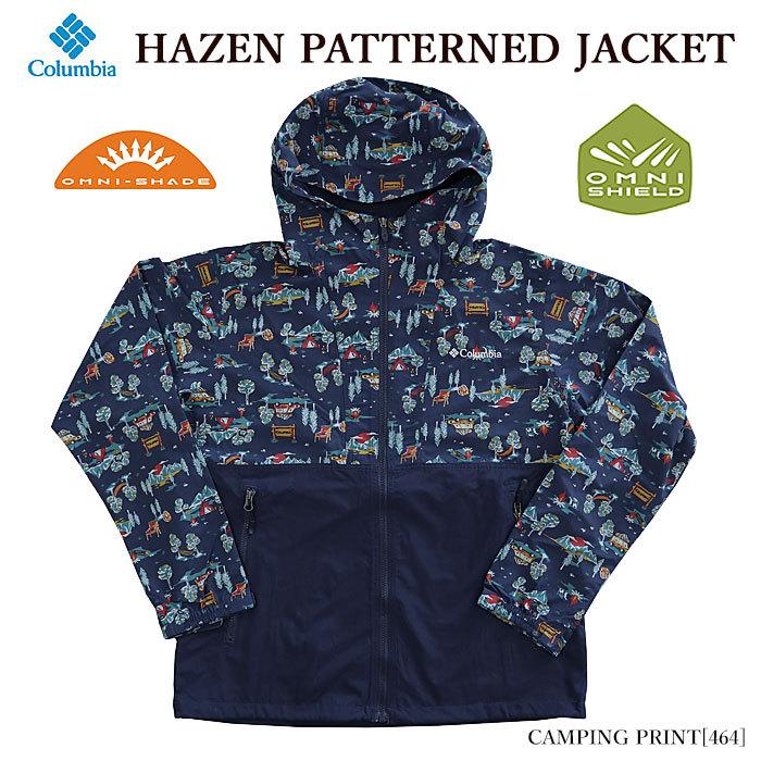 Columbia コロンビア PM1814 HAZEN PATTERNED JACKET ナイロンジャケット オムニシェイド アウトドア メンズ レディース｜bumpstore｜03