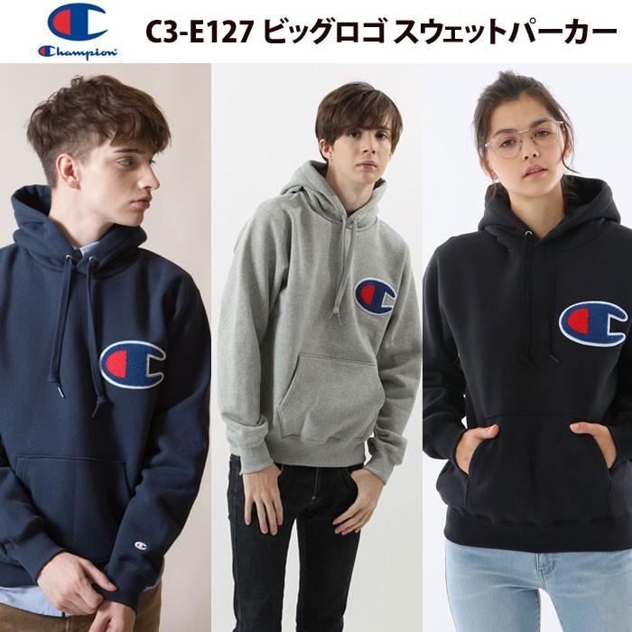 Champion（チャンピオン） C3-E127 ビッグロゴスウェットパーカー