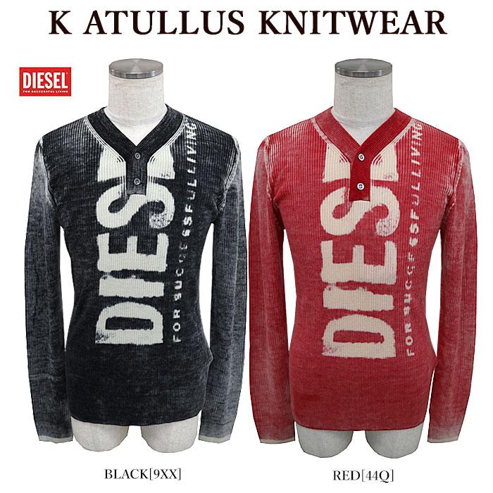 DIESEL ディーゼル A06735 0CGBU K ATULLUS KNITWEAR ニット DIESEL ディーゼル A06735 0CGBU K ATULLUS KNITWEAR ニット