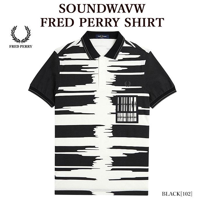 FRED PERRY フレッドペリー M5529 SOUNDWAVW FRED PERRY SHIRT