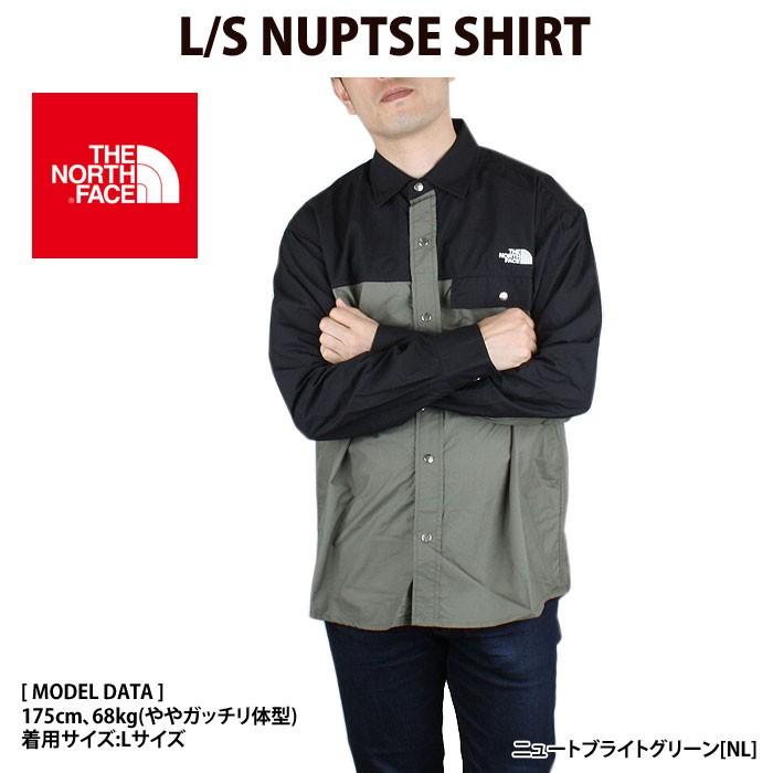 THE NORTH FACE ノースフェイス NR11961 L/S NUPTSE SHIRT 長袖シャツ 