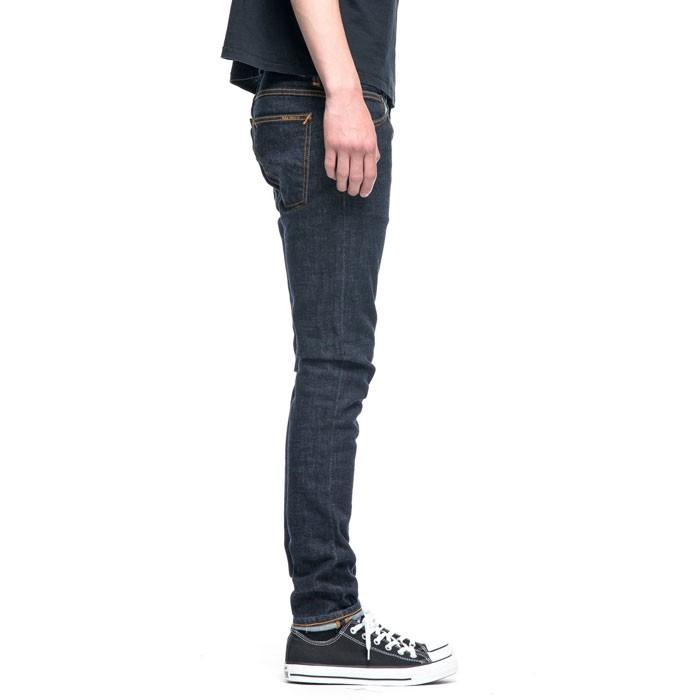 Nudie Jeans ヌーディージーンズ 112455 TIGHT TERRY RINSED TWILL L30 タイトテリー デニム スキニー ロック メンズ｜bumpstore｜03