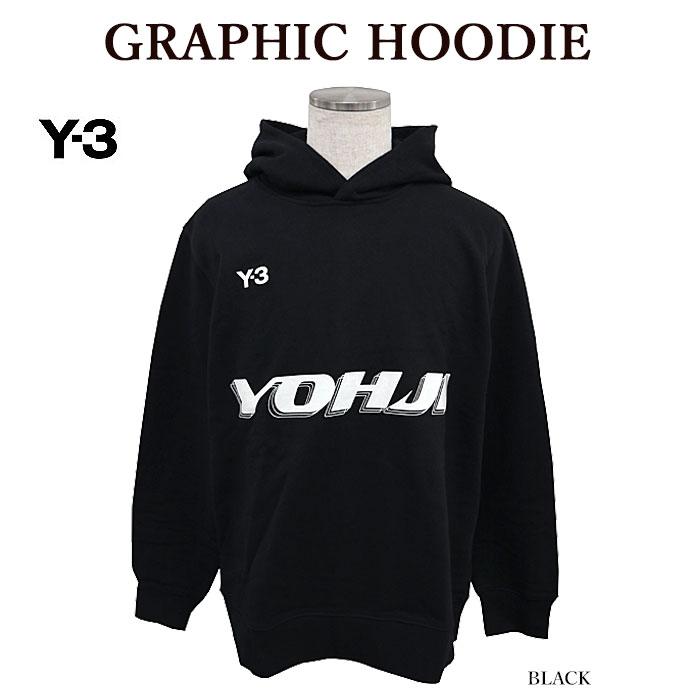 Y-3 ワイスリー HT4732 U GRAPHIC HOODIE プルオーバーパーカー adidas