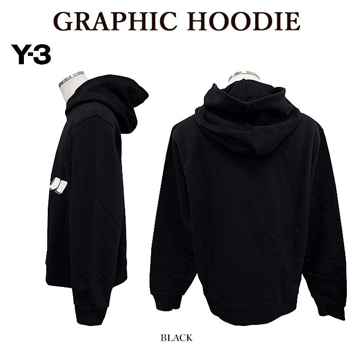 Y-3 ワイスリー HT4732 U GRAPHIC HOODIE プルオーバーパーカー adidas