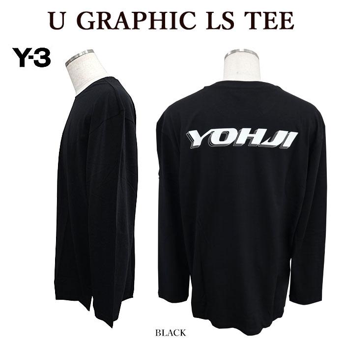 Y-3 ワイスリー HT4734 U GRAPHIC LS TEE 長袖Tシャツ ロンT Y-3 ワイスリー HT4734 U GRAPHIC LS TEE 長袖Tシャツ ロンT