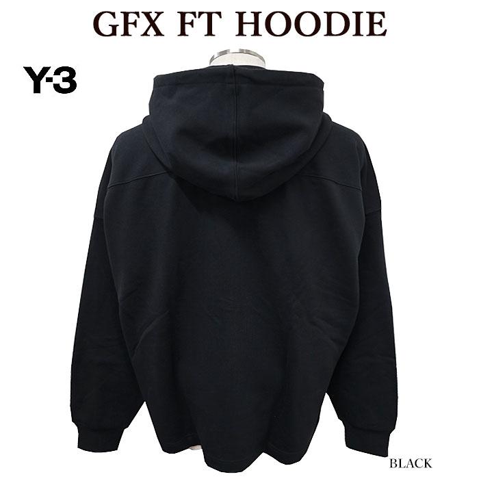 Y-3 フードパーカー ワイスリー IQ2135 GFX FT HOODIE ボタンン Y-3 フードパーカー ワイスリー IQ2135 GFX FT HOODIE ボタンン