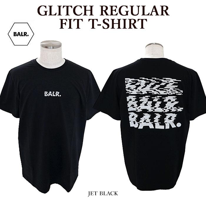 半袖Tシャツ BALR. ボーラー B1112 1243 GLITCH REGULAR FIT T-SHIRT グラフィックロゴ メンズ レディース【並行輸入品】｜bumpstyle｜02