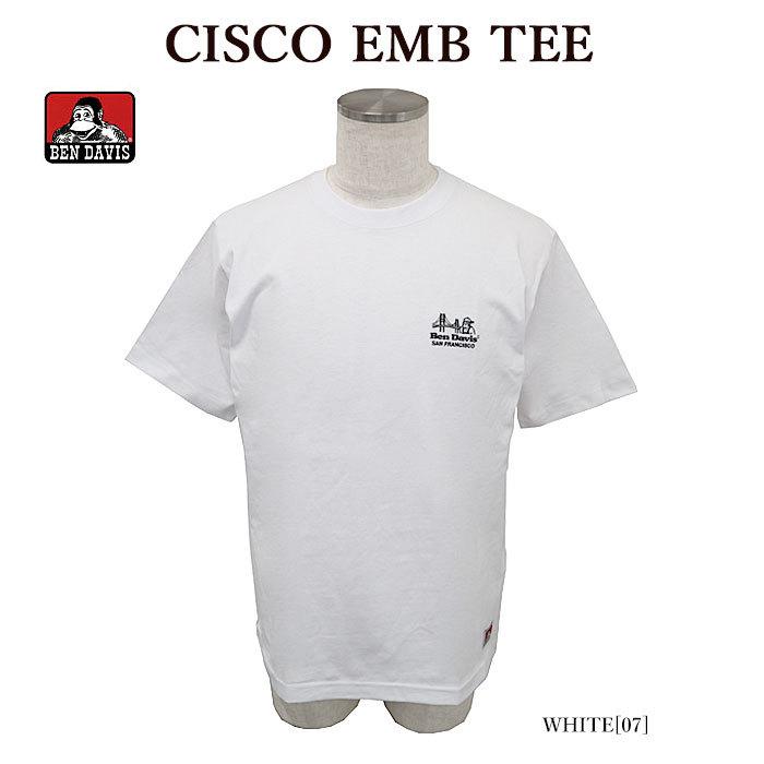 BEN DAVIS ベンデイビス 2580019 CISCO EMB TEE 半袖Tシャツ サンフランシスコ 刺しゅう メンズ レディース｜bumpstyle｜02