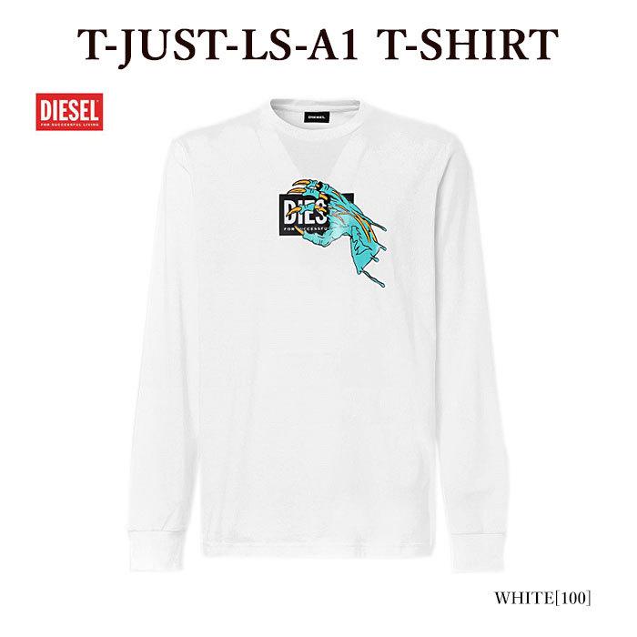 Diesel ディーゼル 長袖tシャツ A Ohayu T Just Ls A1 T Shirt メンズ Dsl A 1s B M P 通販 Yahoo ショッピング