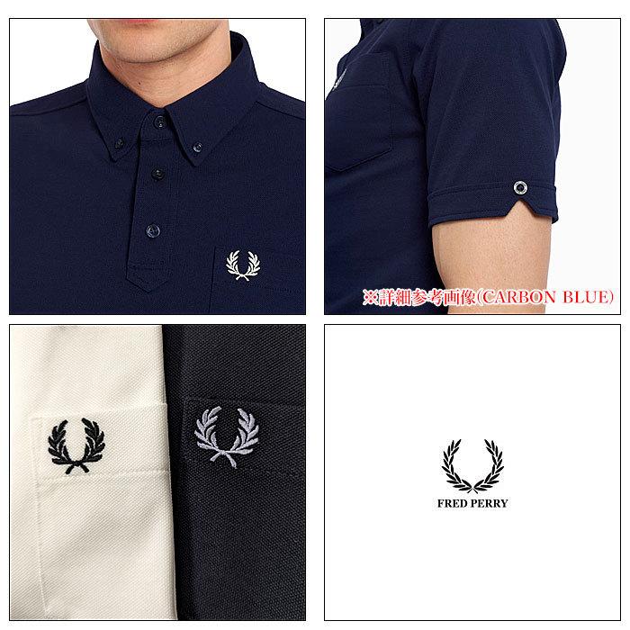 FRED PERRY フレッドペリー M1627 BUTTON DOWN POLO SHIRT ポロシャツ 刺繍 メンズ レディース｜bumpstyle｜03