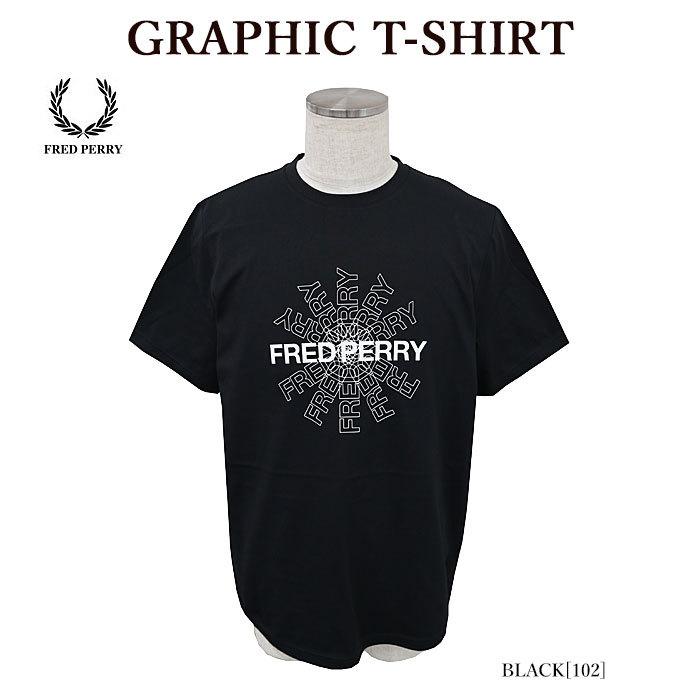 FRED PERRY フレッドペリー M3663 GRAPHIC T-SHIRT 半袖Tシャツ グラフィックプリント メンズ レディース｜bumpstyle｜02