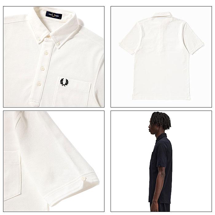 FRED PERRY フレッドペリー M5604 BUTTON DOWN COLLAR POLO SHIRT ポロシャツ ボタンダウン 鹿の子 刺しゅう メンズ レディース｜bumpstyle｜03