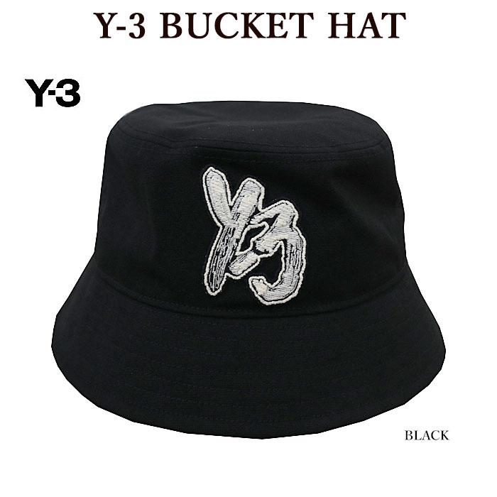 Y-3 ワイスリー IM1081 Y-3 BUCKET HAT バケットハット 帽子 ロゴ