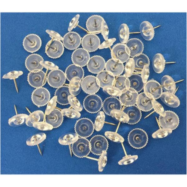 アイ・エス カラー画鋲 針長10mm [クリア/透明] 60個入り ILCK-01T