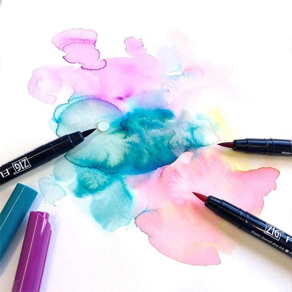 呉竹[くれたけ] 筆日和 カラー筆ぺん [日本の色彩/12色セット] CBK-55