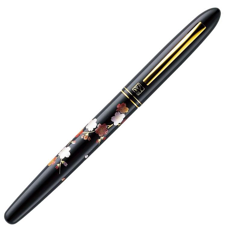 中国 三彩 柘榴 筆洗 文房具 古美術 DT250 呉竹 万年毛筆 蒔絵物語 枝桜 黒 1本【DU180-215】 : ぶんぶん文具屋