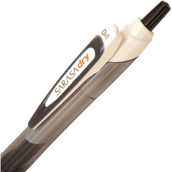 メール便OK】ゼブラ サラサドライ SARASA dry 0.4mm 軸色：黒 インク色