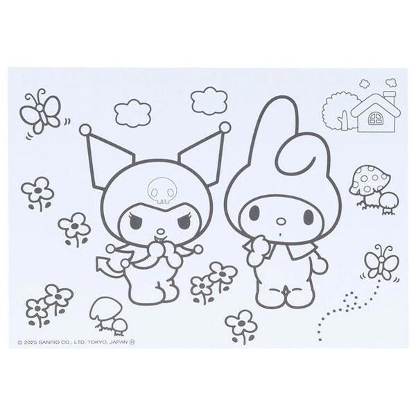 サンスター文具 【3点までメール便OK】 サンリオキャラクターズ ぬって