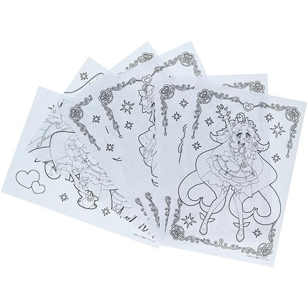 サンスター文具 名探偵プリキュア！ おえかきバックセット ぬりえ